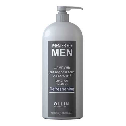 Шампунь Ollin Premier For Men Shampoo Hair Body Refreshening 1000 мл в Магнит Косметик