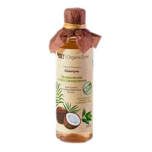 Шампунь Organic Zone Увлажнение и восстановление для сухих и поврежденных волос в Магнит Косметик