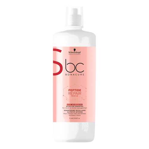 Шампунь Schwarzkopf Professional BC Bonacure Peptide Repair Rescue Deep Nourishing 1000 мл в Магнит Косметик
