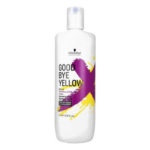 Шампунь Schwarzkopf Professional Goodbye Yellow Shampoo 1000 мл в Магнит Косметик