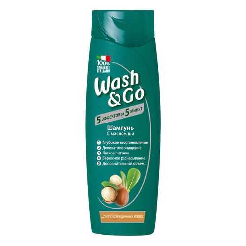 Шампунь Wash&Go с маслом ши для поврежденных волос 400мл в Магнит Косметик