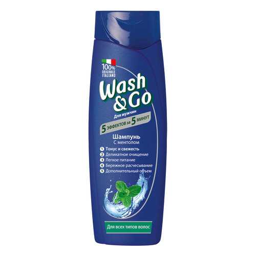 Шампунь Wash & Go с ментолом для всех типов волос 400мл в Магнит Косметик