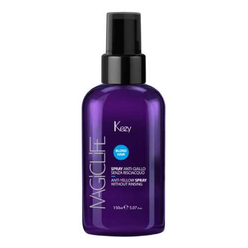 Спрей против желтизны Kezy Magic Life Blond Hair Anti-Yellow Spray с протеинами, 150мл в Магнит Косметик