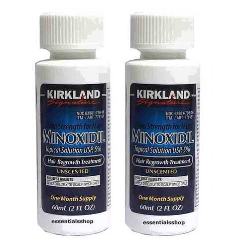 Усилитель роста волос Миноксидил Kirkland 2 флакона 5% анти-облысение в Магнит Косметик