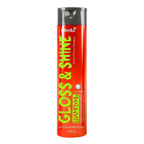 VILENTA Шампунь для окрашенных волос GLOSS&SHINE с комплексом витаминов, 280 мл в Магнит Косметик