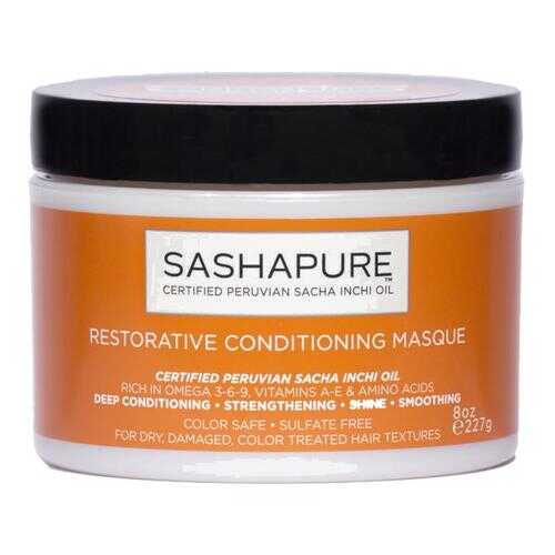 Восстанавливающая маска с маслом САЧА ИНЧИ для волос Sashapure Conditioning Masque 227мл в Магнит Косметик